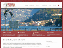 Tablet Screenshot of locandadellamaria.com